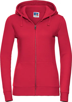 Produktbild von Russell R-266F-0 | Ladies Authentic Zipped Hood - Farbe: Classic Red - Größe: L