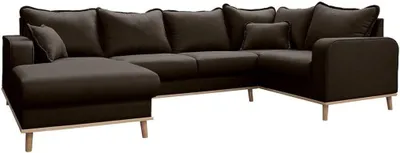 Produktbild von Ecksofa Sofa Couch Polster U Form Wohnlandschaft Sitzgarnitur Sofas  Wohnzimmer