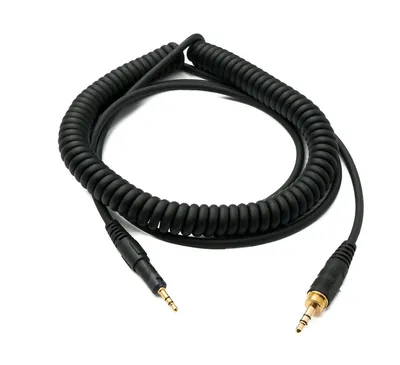 Obrázek produktu pro SYSTEM-S Audio náhradní kabel 2 m AUX jack spirála pro Audio Technica ATH M70x M60X M50x M40x