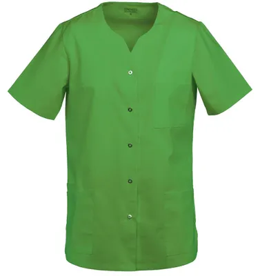 Produktbild von Damen Kasack lemongreen, Gr. S : S : lemon green : 50% Baumwolle 50% Polyester