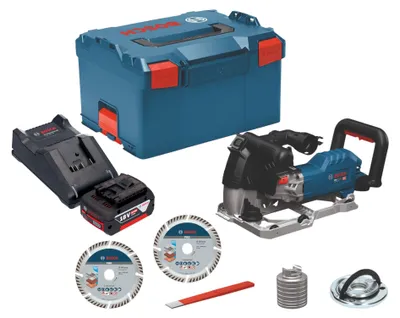 Obrázok produktu pre Akumulátorová drážkovacia fréza Bosch GNF 18V-40, 18 V, 40 mm, bezkefová + 1x akumulátor 5,0 Ah + nabíjačka + L-Boxx
