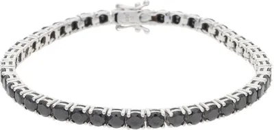 Produktbild von JuwelmaLux Armband 925/000 Sterling Silber mit synth. Zirkonia schwarz JL30-03-3756