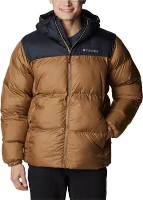 Produktbild von Columbia Herren Winterjacke Klassisch mit Kapuze in Braun und Dunkelblau