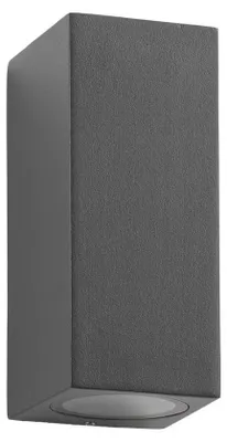 Produktbild von Lucande Wandleuchte Xava, up/down, anthrazit, 2-flg., GU10