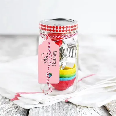 Rosa Geschenkanhänger mit Herz, 100 Stück Leere Papieranhänger mit Schnur, 4,5cm x 9,5cm Große Geschenkanhänger für
