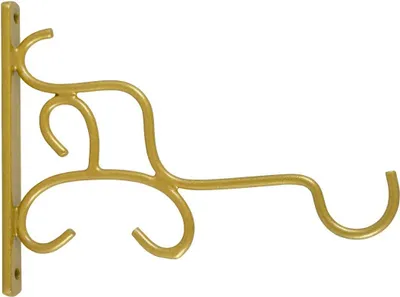 Produktbild von Wand Halterung Rauchfass Messing Gold 14 X 10,5cm Öllampe Halter Wandhaken 3295