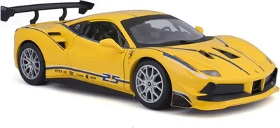 Zdjęcie produktu dla BBURAGO 488 Challenge, Samochód, Wstępnie zmontowany, 1:24, Ferrai 488 Challenge, Każda płeć, 3 lat(a)