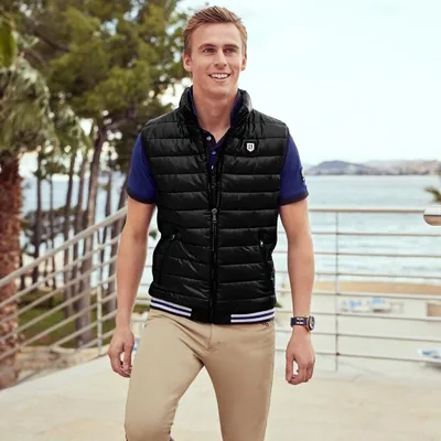 Produktbild von Kingsland Weste Broxton, unisex, wattiert Schwarz F/S 18, Kin18_FS_Gr.:XL
