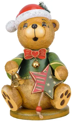 Produktbild von Teddy Weihnachtsklaus (20cm) Räuchermann von Hubrig Volkskunst