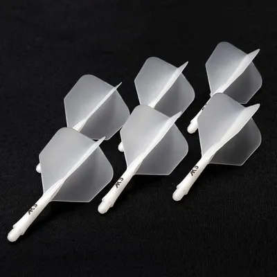 Produktbild von Dartschäfte und Flights 21mm Schaftlänge Große Flügelform 6er Set