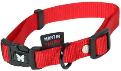 Produktbild von Martin Halsband Verstellbar Nylon Rot