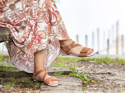 Produktbild von SOLE RUNNER® Juliet Cognac Damen Nubukleder,Größe:37,Farbe:Cognac