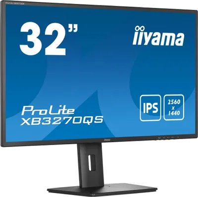 Produktbild von Iiyama ProLite XB3270QS-B5 - 80 cm (31.5 Zoll) - 2560 x 1440 Pixel - Wide Quad HD - LED - 4 ms - Schwarz