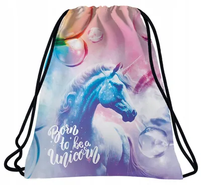 Produktbild von Derform Einhorn Schuhbeutel Kinder Schultasche