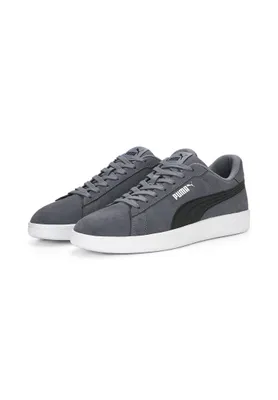 Produktbild von Puma Herren-Sneaker PUMA Smash 3.0 Grau-Schwarz-Weiß, Farbe:grau, UK Größe:13