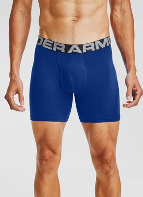 Obrázek produktu pro Boxerky UA Charged Bavlna 6in 3 Pack-BLU