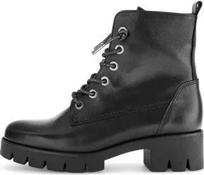 Produktbild von Gabor Biker Boots Damen Stiefelette Schnürschuh schwarz 40