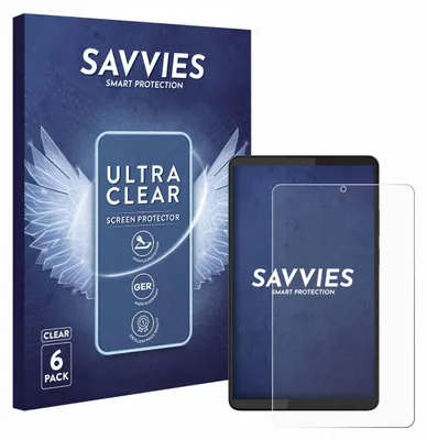 Produktbild von 6x Für Lenovo Tab One 8.7" Schutzfolie Savvies Displayschutz Display Schutz Folie Klar Transparent