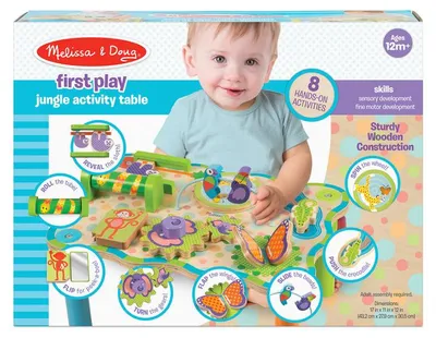 Productafbeelding van Melissa & Doug Interactief Houten jungletafel