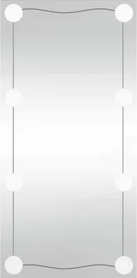 Produktbild von vidaXL Wandspiegel mit LED-Leuchten 30x60 cm Glas Rechteckig
