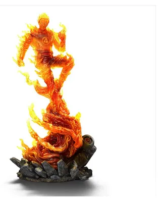 Obrázek produktu pro Fantastická čtyřka Art Scale socha 1/10 Human Torch 30 cm