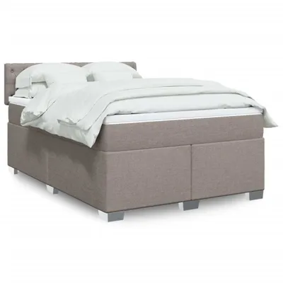 Produktbild von Maison Exclusive - Boxspringbett mit Matratze Taupe 140x200 cm Stoff