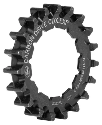 Image de Pignon Gates CDX 19t Rohloff Splined Noir
