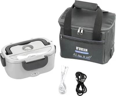 Zdjęcie produktu dla Noveen Lunch Box Szary 12/24/230V – Szybkie I Wygodne Podgrzewanie Posiłków