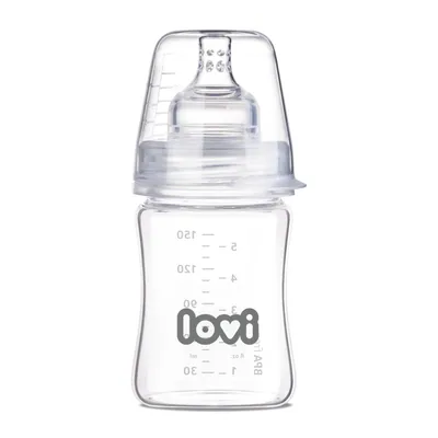 Zdjęcie produktu dla LOVI Butelka szklana 150 ml 0 m+ 74/106