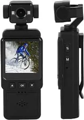 Produktbild von Actionkamera Handkamera 1080p - mit Bildstabilisierung - kompakt für Sport, Reisen, Vlogging & Abenteuer