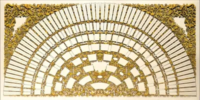 Produktbild von RNK Ahnentafel Schmuck Halbkreis für 8 Generationen 100x50cm