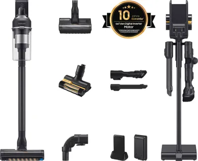 Produktbild von Samsung VS20C95D2TK Jet 95 Akku+ PetPRO, 2-in-1-Stabstaubsauger, Beutellos, Schwarz, Rechteckig, Trocken, Micro
