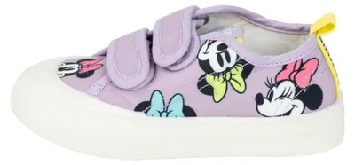 Produktbild von CERDÁ LIFE'S LITTLE MOMENTS Kinder Minnie Mouse Turnschuhe - Lila - Größe 29 - Klettverschluss - Canvas Turnschuhe mit TPR-Sohle - Hinten anziehbar -