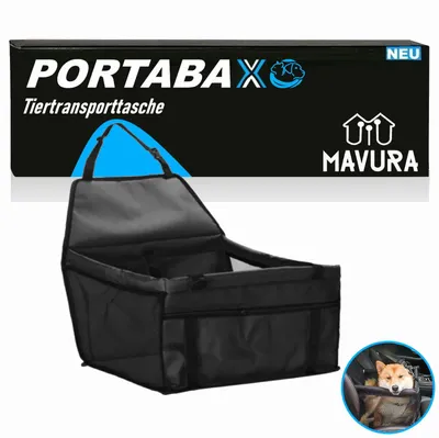 Immagine prodotto di PORTABAX borsa per cani da auto Borsa per il trasporto di cani e gatti da compagnia per l'auto