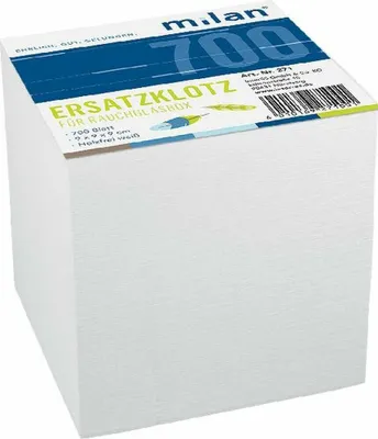 Produktbild von Ersatzklotz für Milan 270 weiß