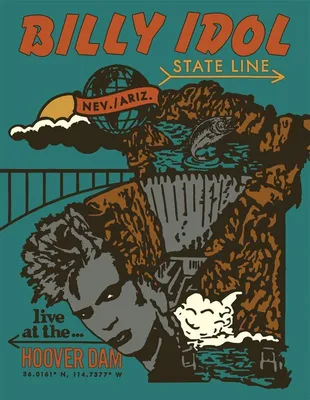 Zdjęcie produktu dla Blu-ray Billy Idol, State Line: Live At The Hoover Dam