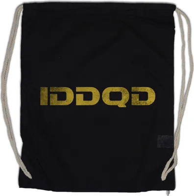Produktbild von Urban Backwoods IDDQD, Turnbeutel, Farbe: Schwarz