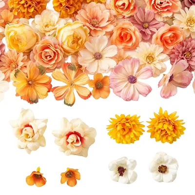 Produktbild von 20 Stück Kunstblumen für kreative Anwendungen – Miniatur-Künstliche Blumen