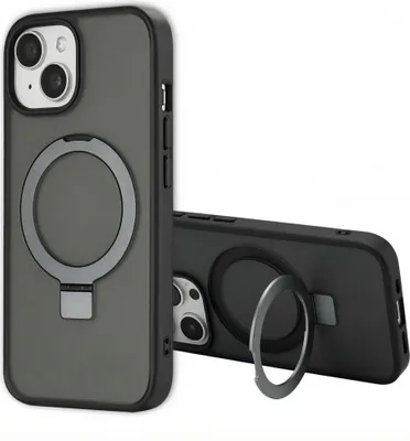 Immagine prodotto di Accezz Ring Stand Backcover con MagSafe iPhone 15 Pro - Nero