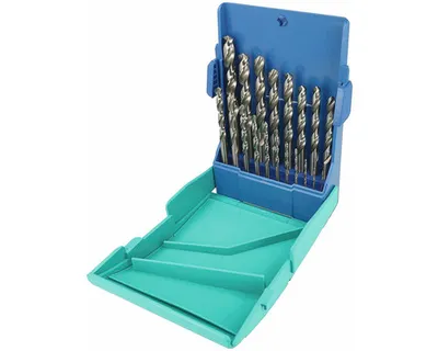 Obrázok produktu pre Heller Tools 21961 7 HSS Metal twist drill bit set 19-piece cut DIN 338 Cylinder shank 1 Set