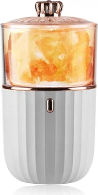 Obrázok produktu pre INF Kryštálová soľná lampa na batérie so 7 farbami LED, USB nabíjateľná
