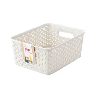 Produktbild von Úložný box RATTAN "Y" STYLE S krémový 03610-885