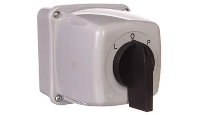 Obrázok produktu pre Vačkový spínač L-0-P 3P 25A v kryte IP65 Bend 25-43 922530
