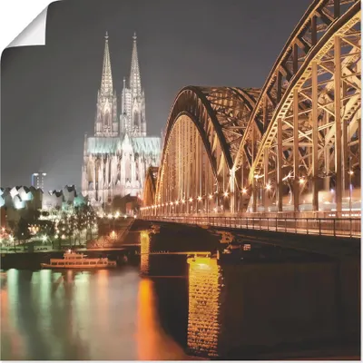 Produktbild von ARTland Poster Köln Skyline Collage V Größe: 50x50 cm