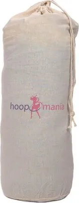Image de Sac de transport Hula Hoop en coton, blanc