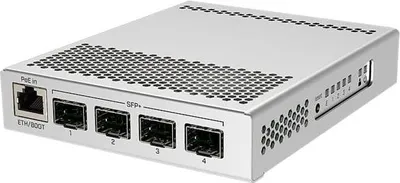 Immagine prodotto di Mikrotik CRS305-1G-4S+IN Switch di rete gestito Gigabit Ethernet (10/100/1000) Power over Ethernet (PoE) bianco (CRS305-1G-4S+IN)