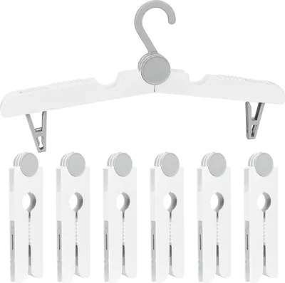 Produktbild von Faltbare Kleiderbügel - Tragbare Accessoires - 6 Stück
