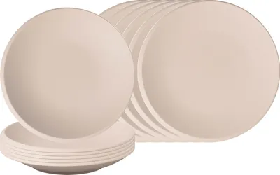 Produktbild von Villeroy & Boch NewMoon Teller- & Schalenset beige 12-teilig