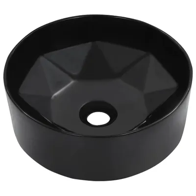 Image de vidaXL Lavabo 36 x 14 cm céramique noir
