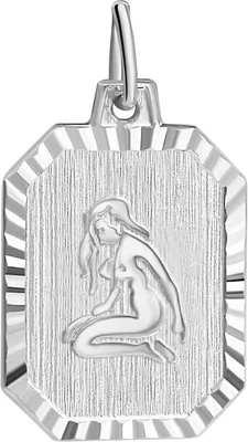Produktbild von V Anhänger Sternzeichen Jungfrau 925/- Sterling Silber 2,2cm weiß 203240121JU